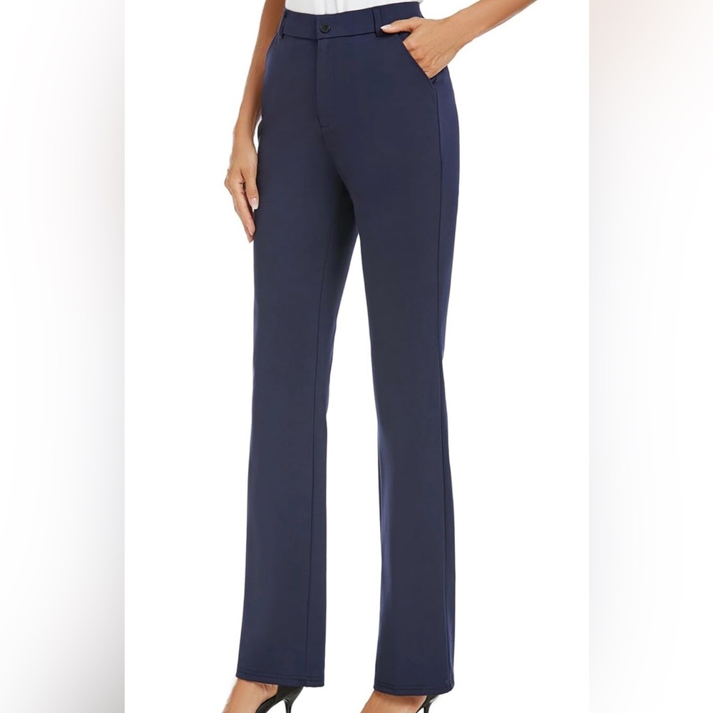 iChosy Stretchy Straight Leg Work Pants